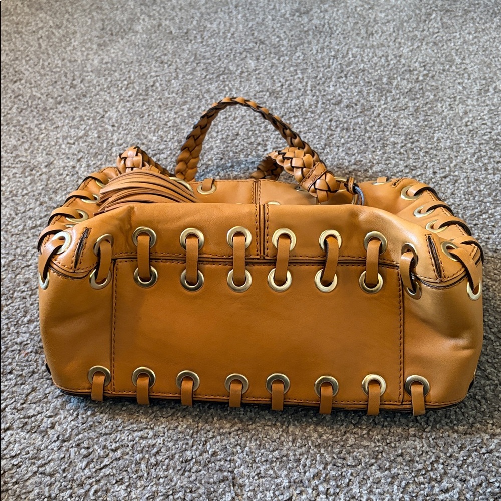 Michael Kors Brown Leather Shoulder Bag - Picture 2 of 16